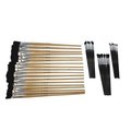 School Smart BRUSH FULL LENGTH WOODEN HANDLES ASST. SIZES SET OF 36 - PK 085777